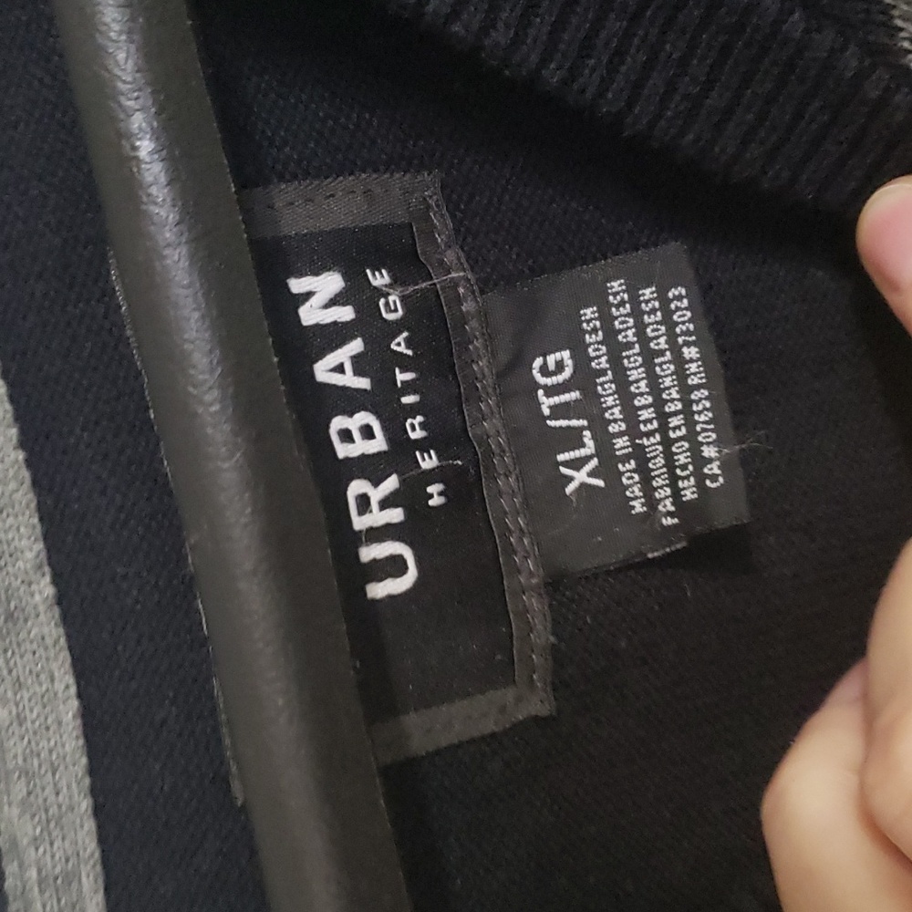 3/$15 Men's v-neck striped sweater - Picture 3 of 5